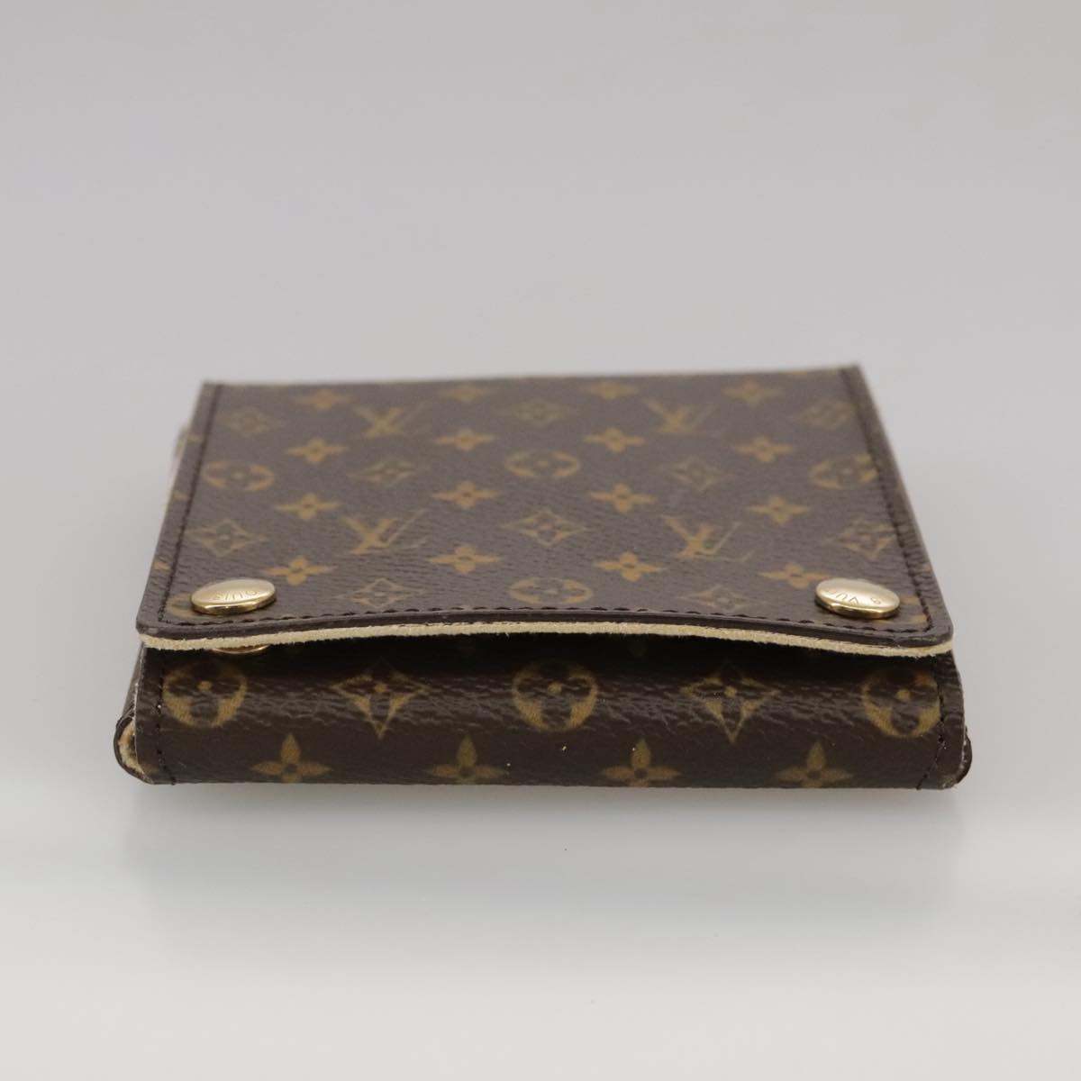 Louis Vuitton Earrings Brown Canvas Wallet (Pre-Owned)
