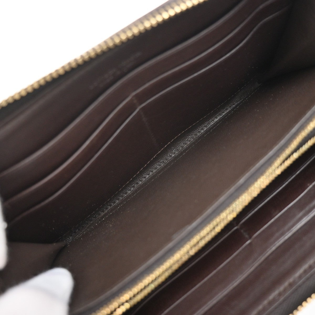 Bottega Veneta Intrecciato Long Zip Leather Brown Leather Wallets Accessory (Pre-Owned)