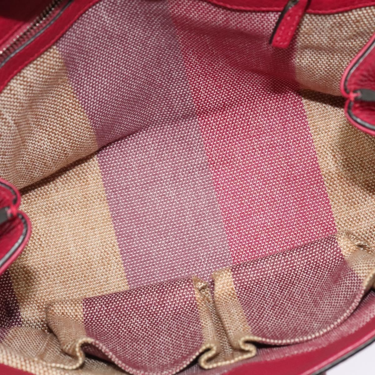 Gucci Bamboo Daily Top Handle Leather Pink Leather Handbag (Pre-Owned)
