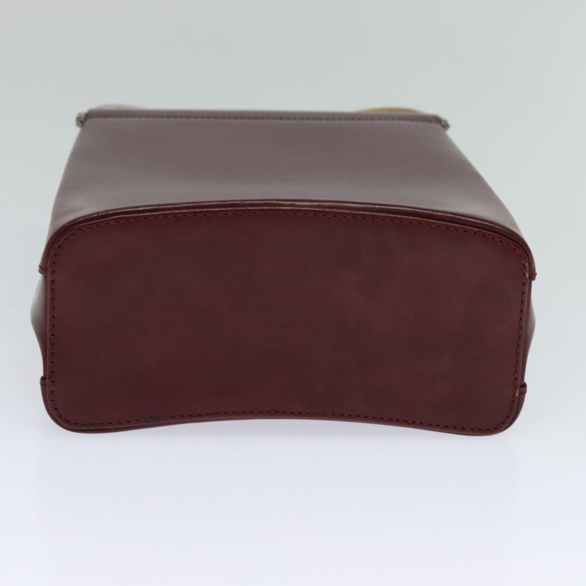 Cartier Trinity Burgundy Leather Handbag (Pre-Owned)