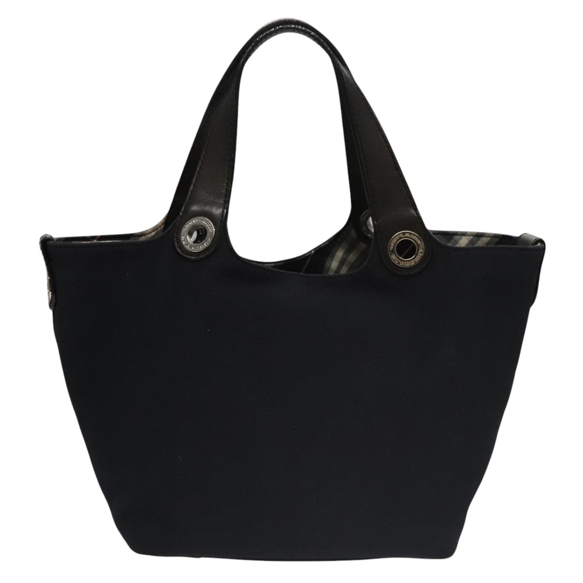 Burberry Blue Label Navy Canvas Handbag (Pre-Owned)