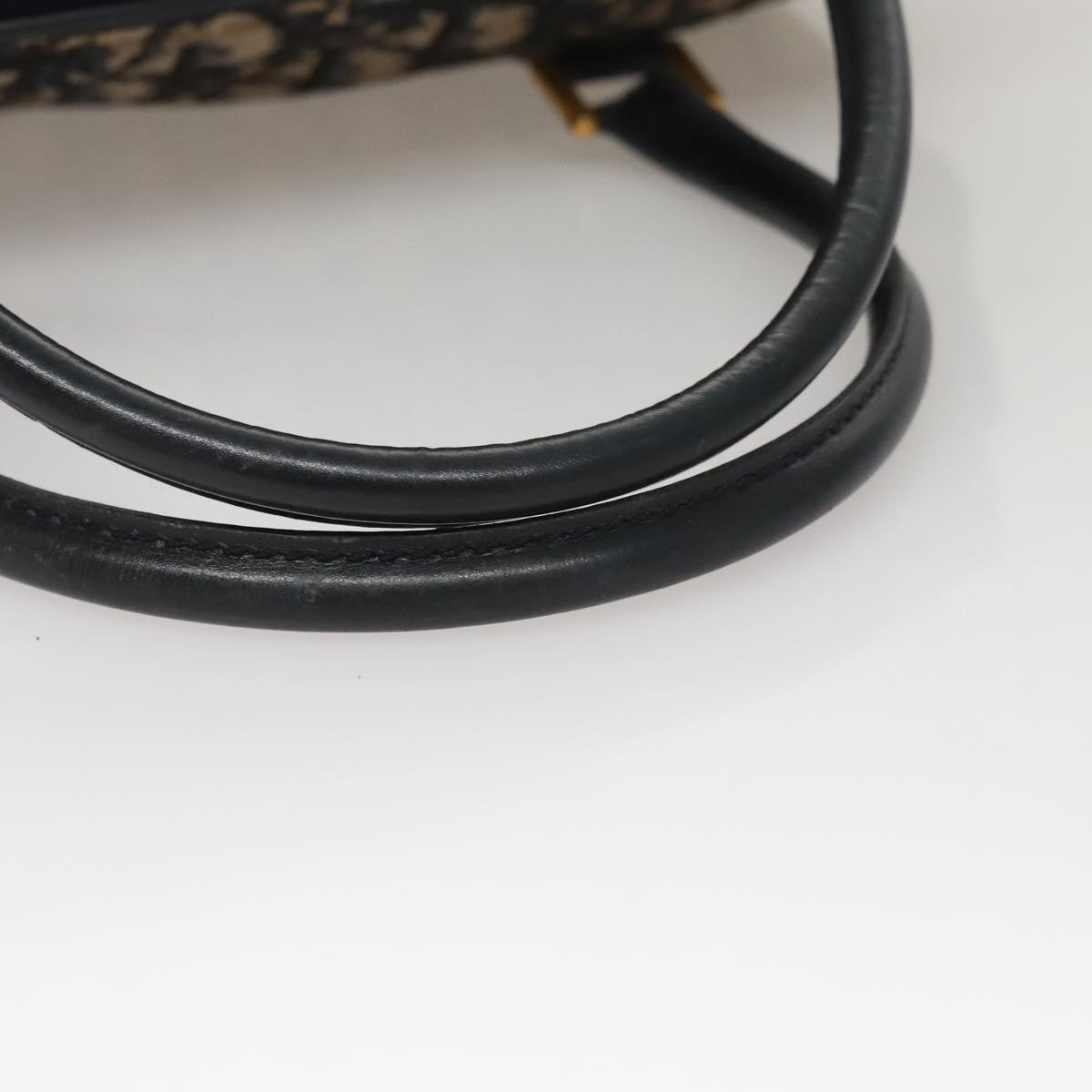 Dior Diorissimo Navy Canvas Handbag (Pre-Owned)