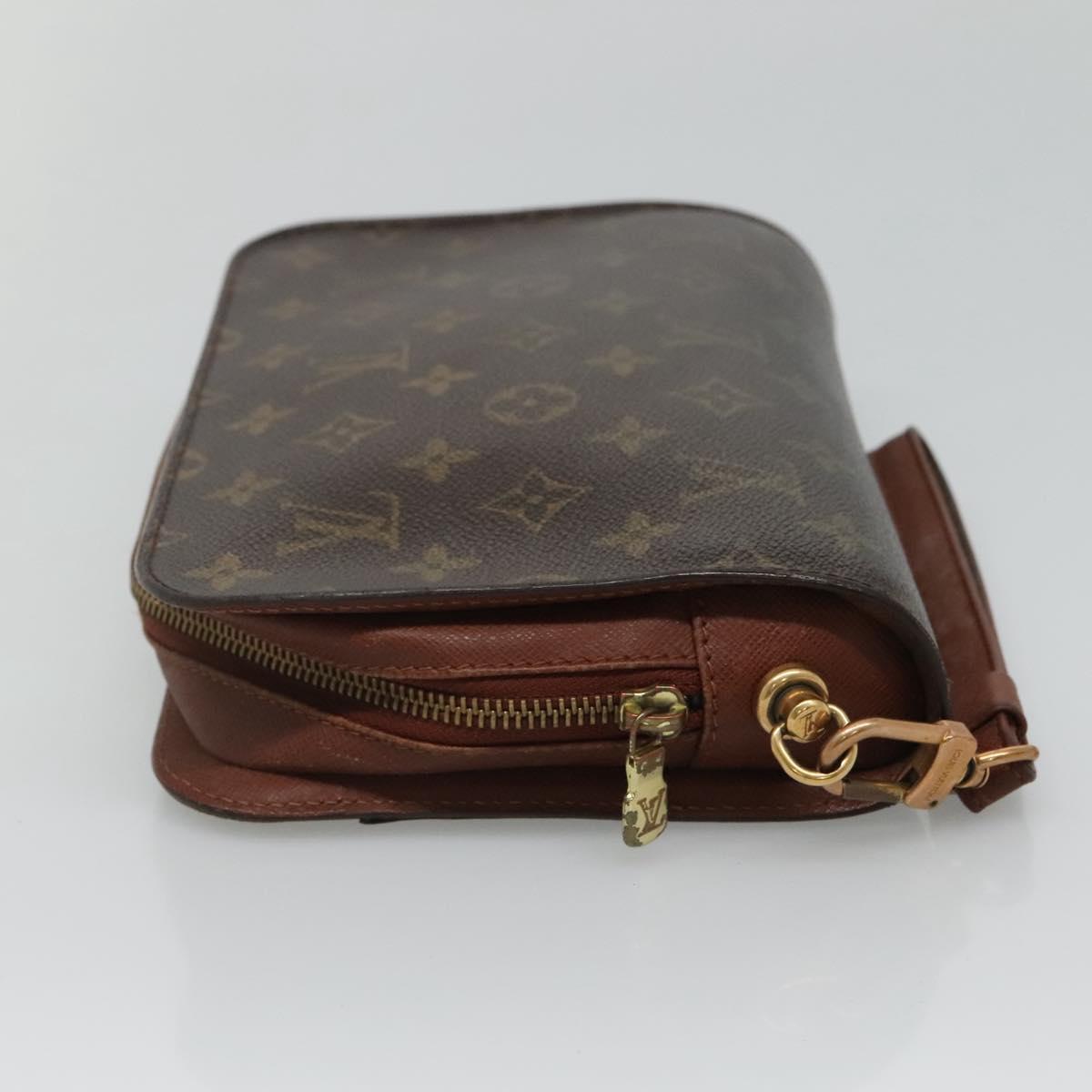 Louis Vuitton Orsay Brown Canvas Clutch Bag (Pre-Owned)