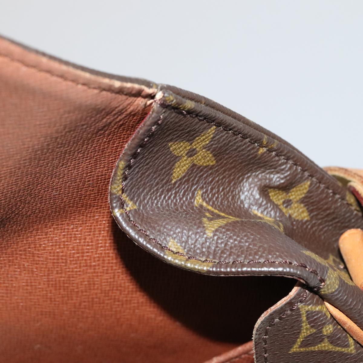 Louis Vuitton Cartouchière Brown Canvas Shoulder Bag (Pre-Owned)