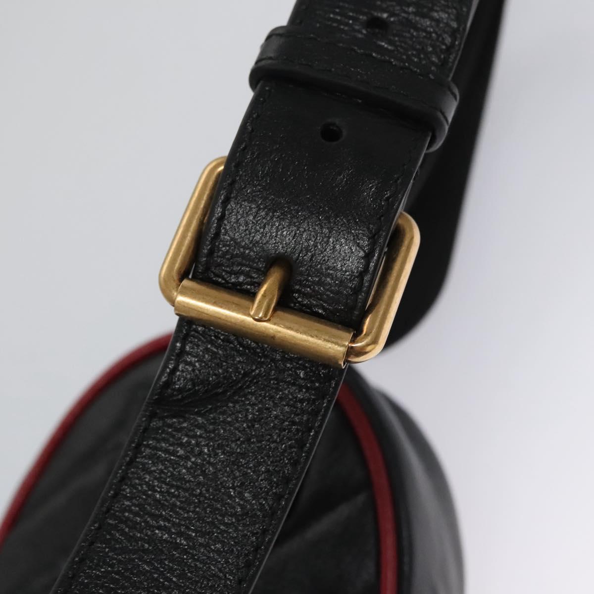 Gucci Marmont Black Leather Clutch Bag (Pre-Owned)