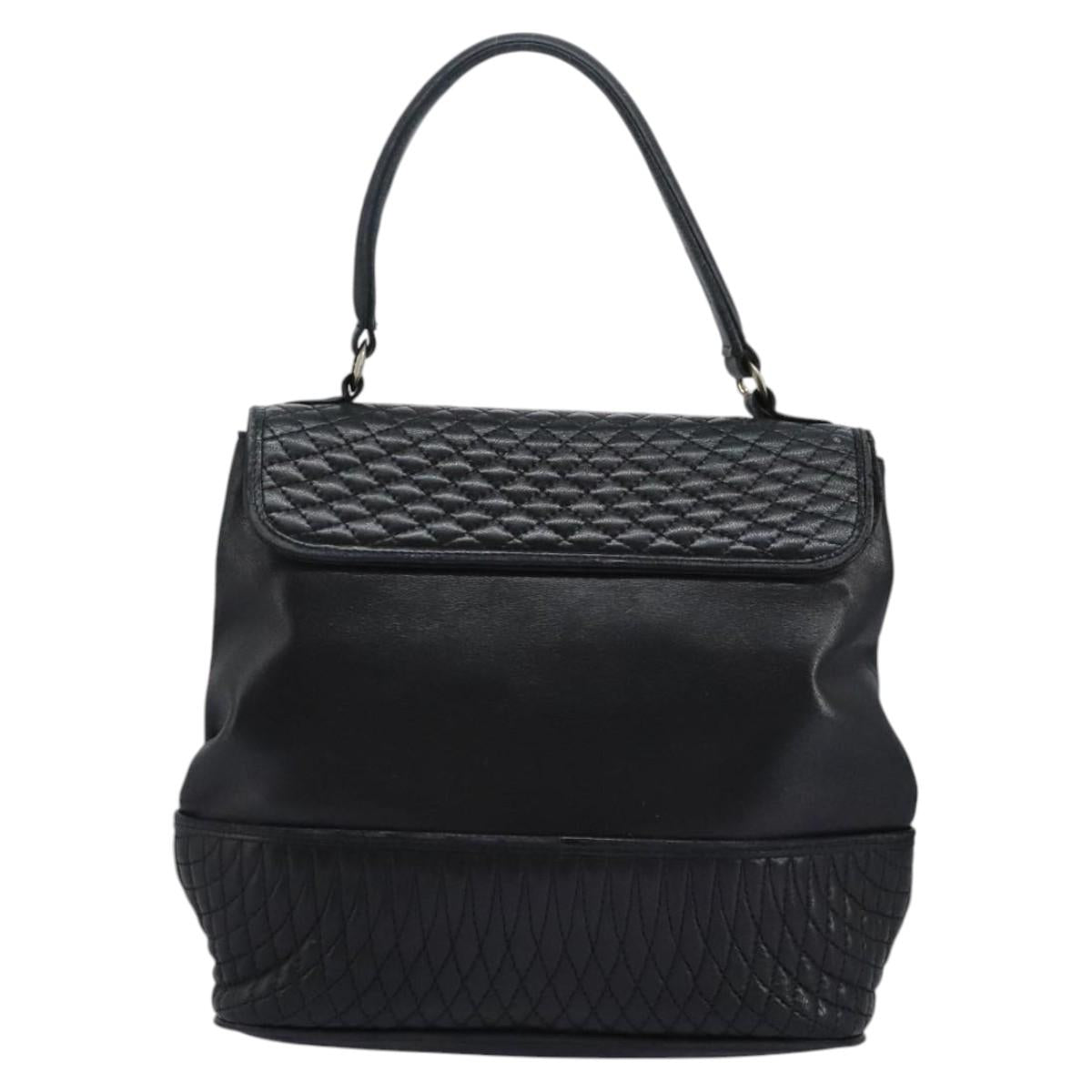 Bally Black Leather Handbag (Pre-Owned)
