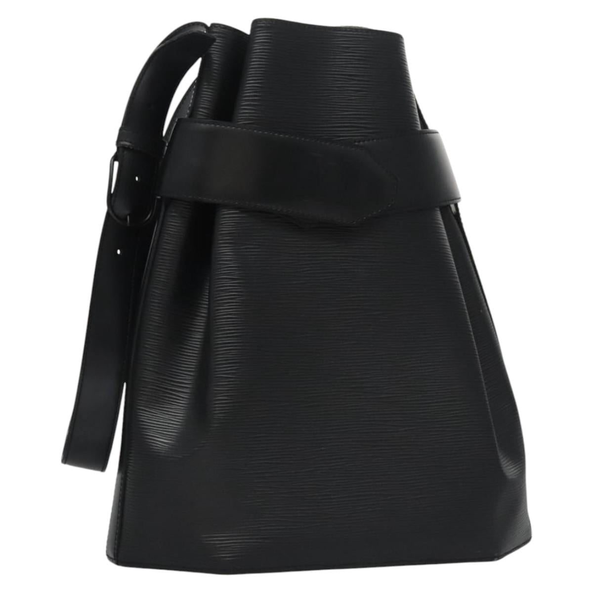 Louis Vuitton Sac D'épaule Black Leather Shoulder Bag (Pre-Owned)