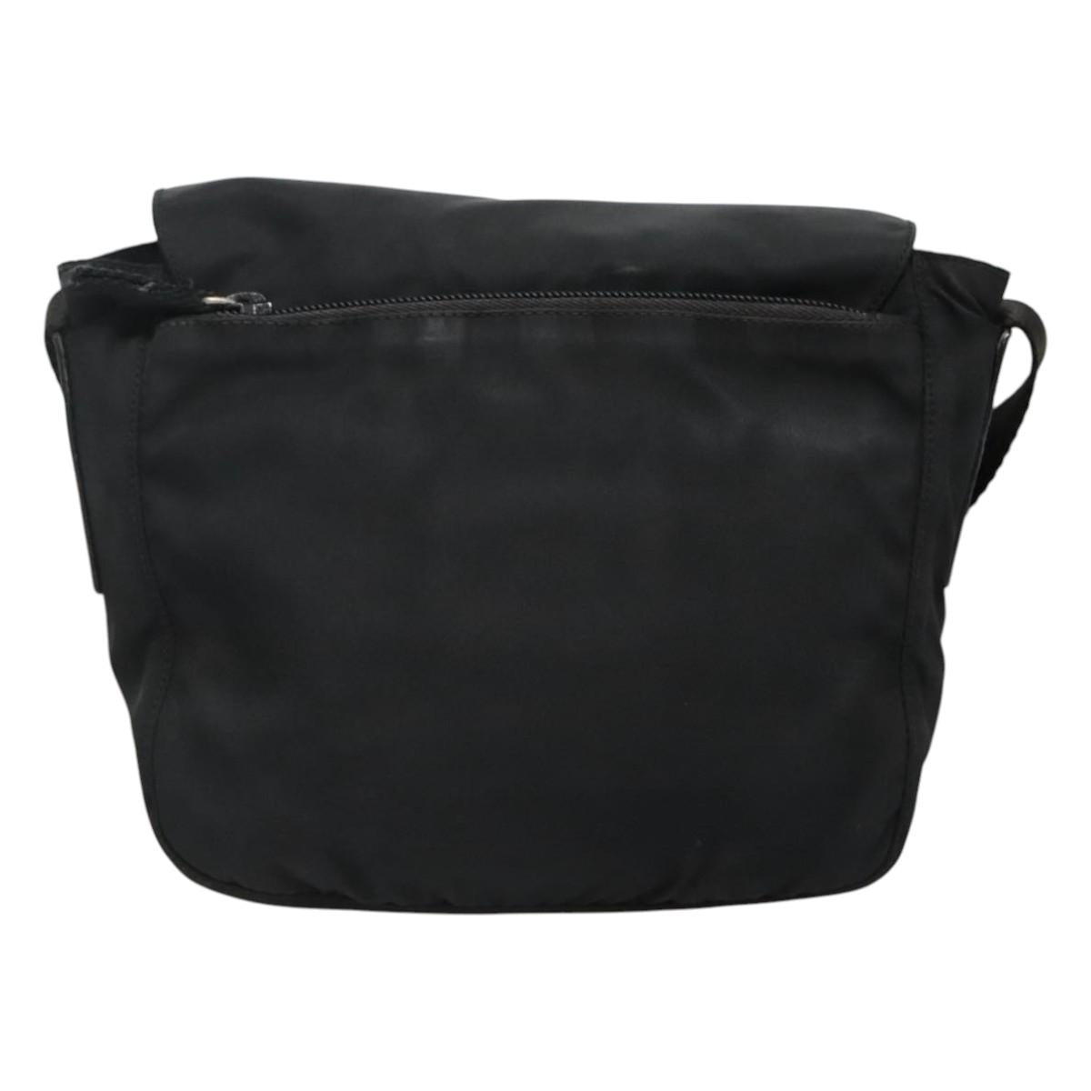 Prada Re-Nylon Black Synthetic Shoulder Bag (Pre-Owned)