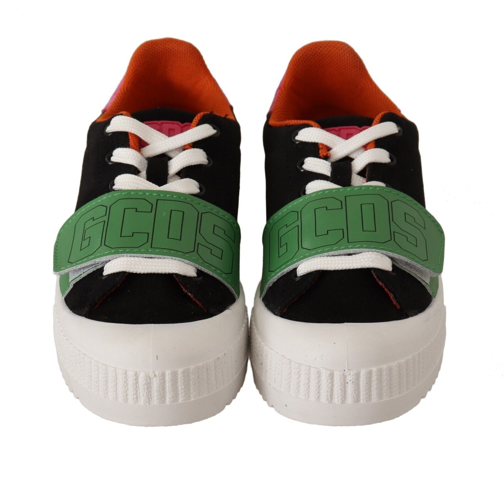 GCDS Multicolor Suede Low Top Lace Up Women Sneakers Women's Shoes