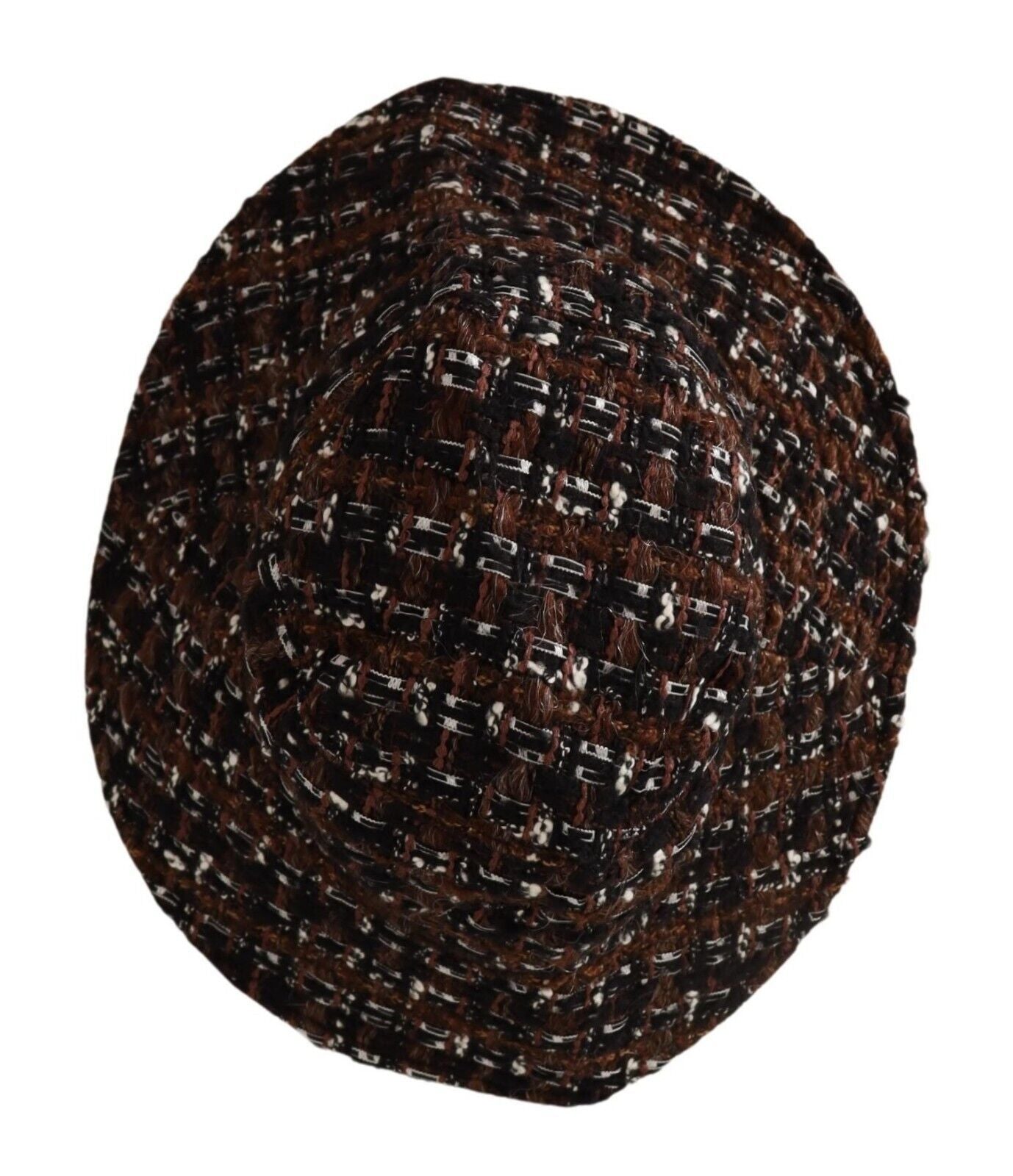 Dolce & Gabbana Multicolor Fabric Woven Wide Brim Bucket Women's Hat