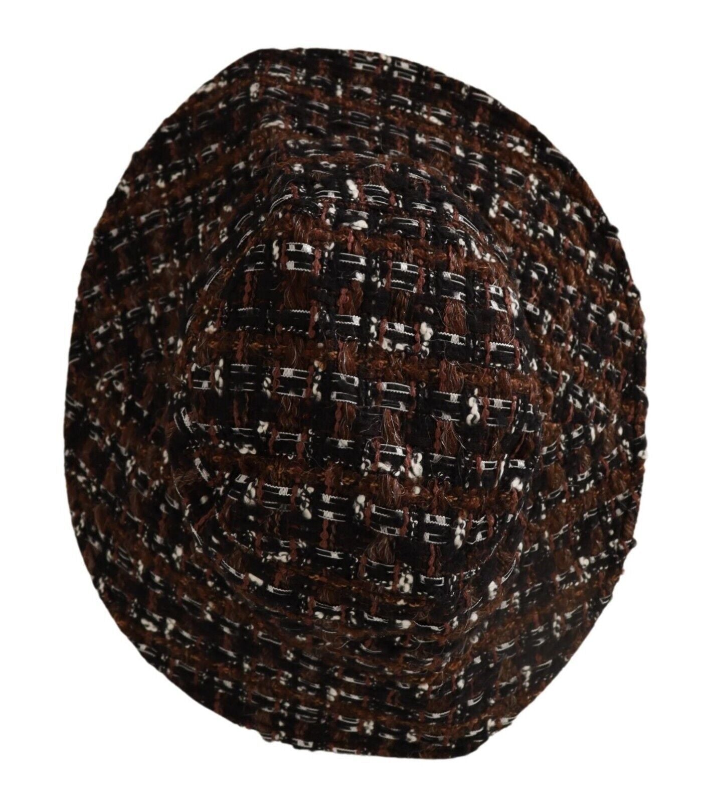 Dolce & Gabbana Multicolor Fabric Woven Wide Brim Bucket Women's Hat