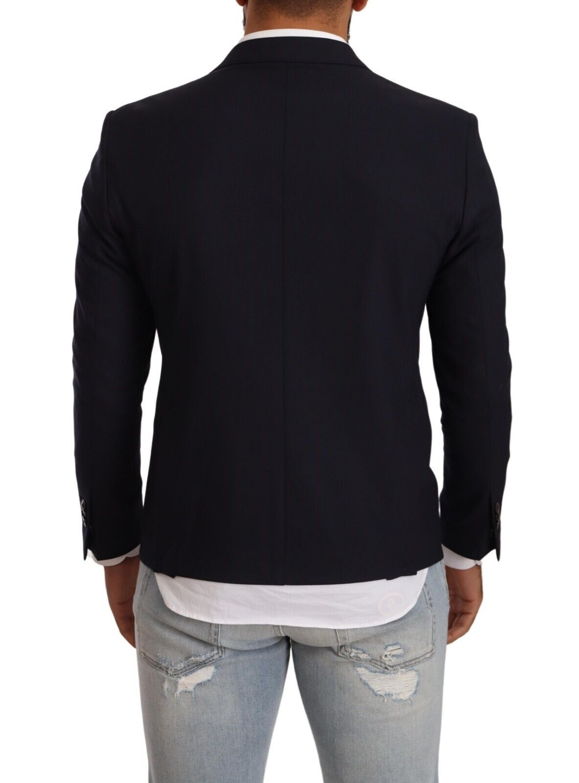 Domenico Tagliente Black Single Breasted One Button Suit Men's Jacket