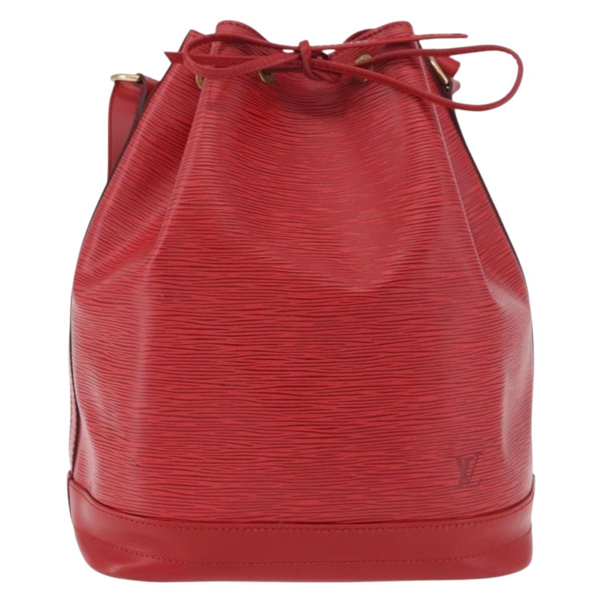 Louis Vuitton Noe Epi Leather Red Leather Shoulder Bag Bag (Pre-Owned)