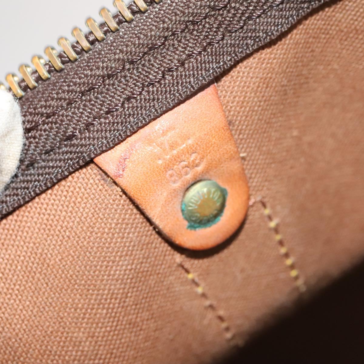 Louis Vuitton Keepall Bandouliere 55 Brown Canvas Travel Bag (Pre-Owned)