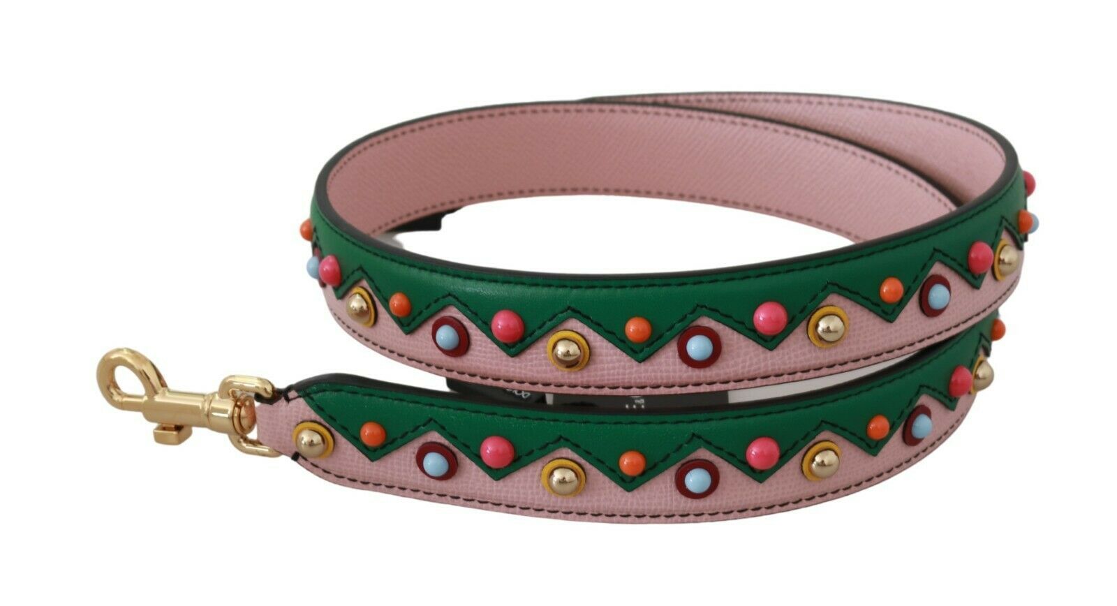Dolce & Gabbana Shoulder Strap Leather Pink Handbag Men's Accessory