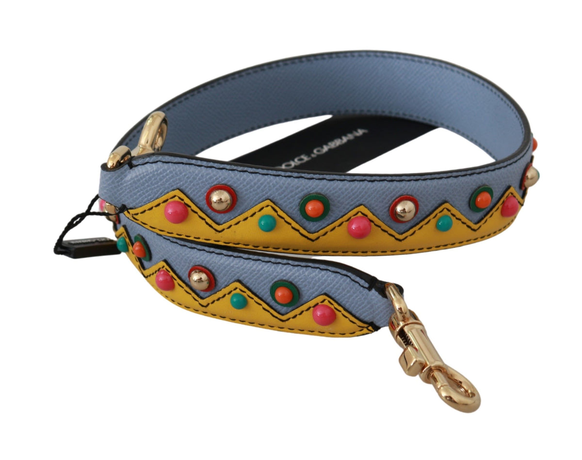 Dolce & Gabbana Blue Handbag Accessory Shoulder Strap Women's Leather