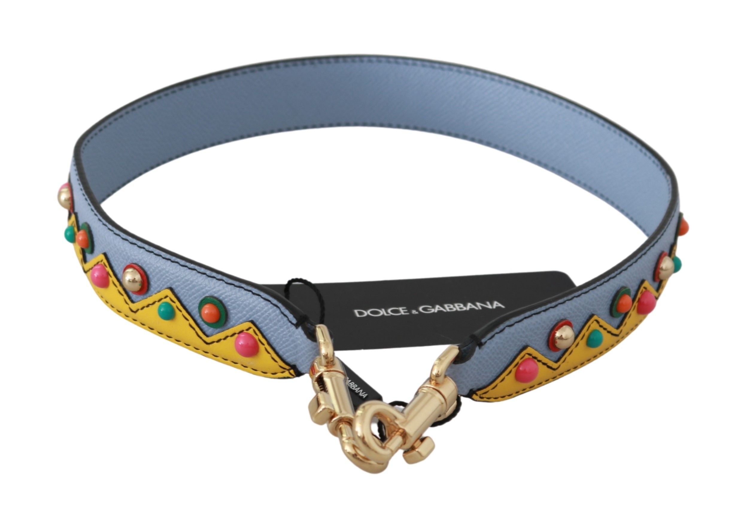 Dolce & Gabbana Blue Handbag Accessory Shoulder Strap Women's Leather
