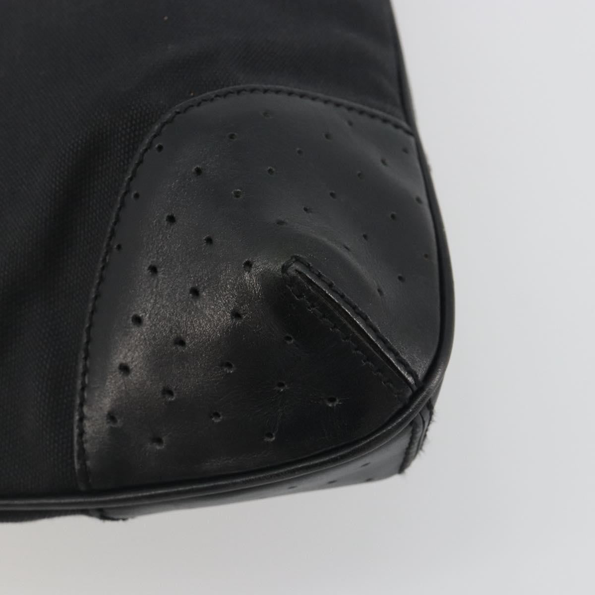 Gucci Reins Web Canvas Black Canvas Shoulder Bag Bag (Pre-Owned)