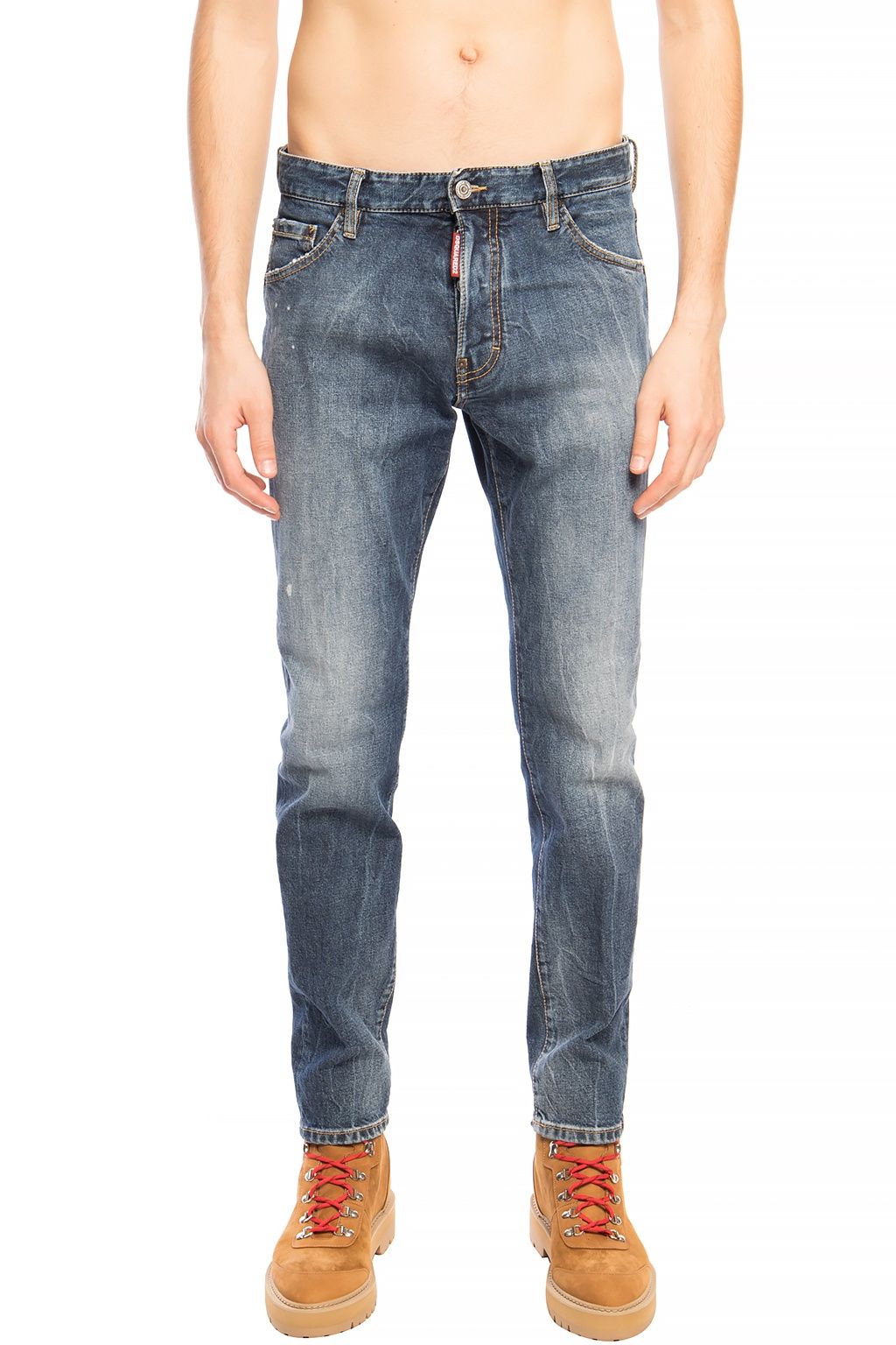 Dsquared² Blue Cotton Jeans Men's Denim