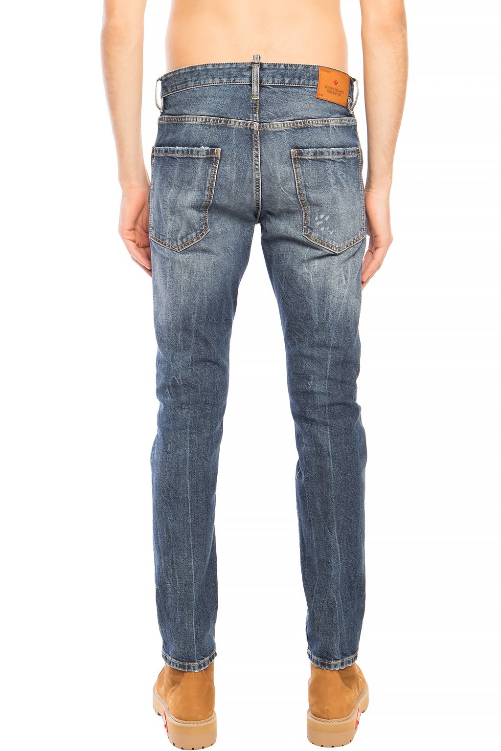 Dsquared² Blue Cotton Jeans Men's Denim