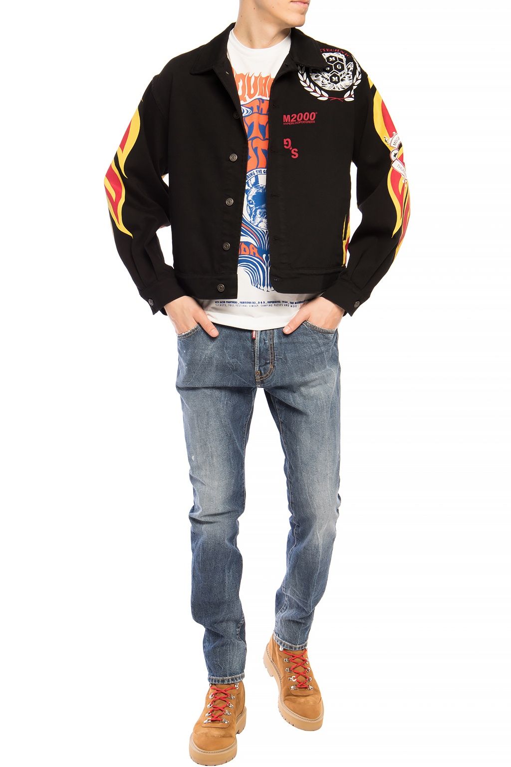 Dsquared² Blue Cotton Jeans Men's Denim