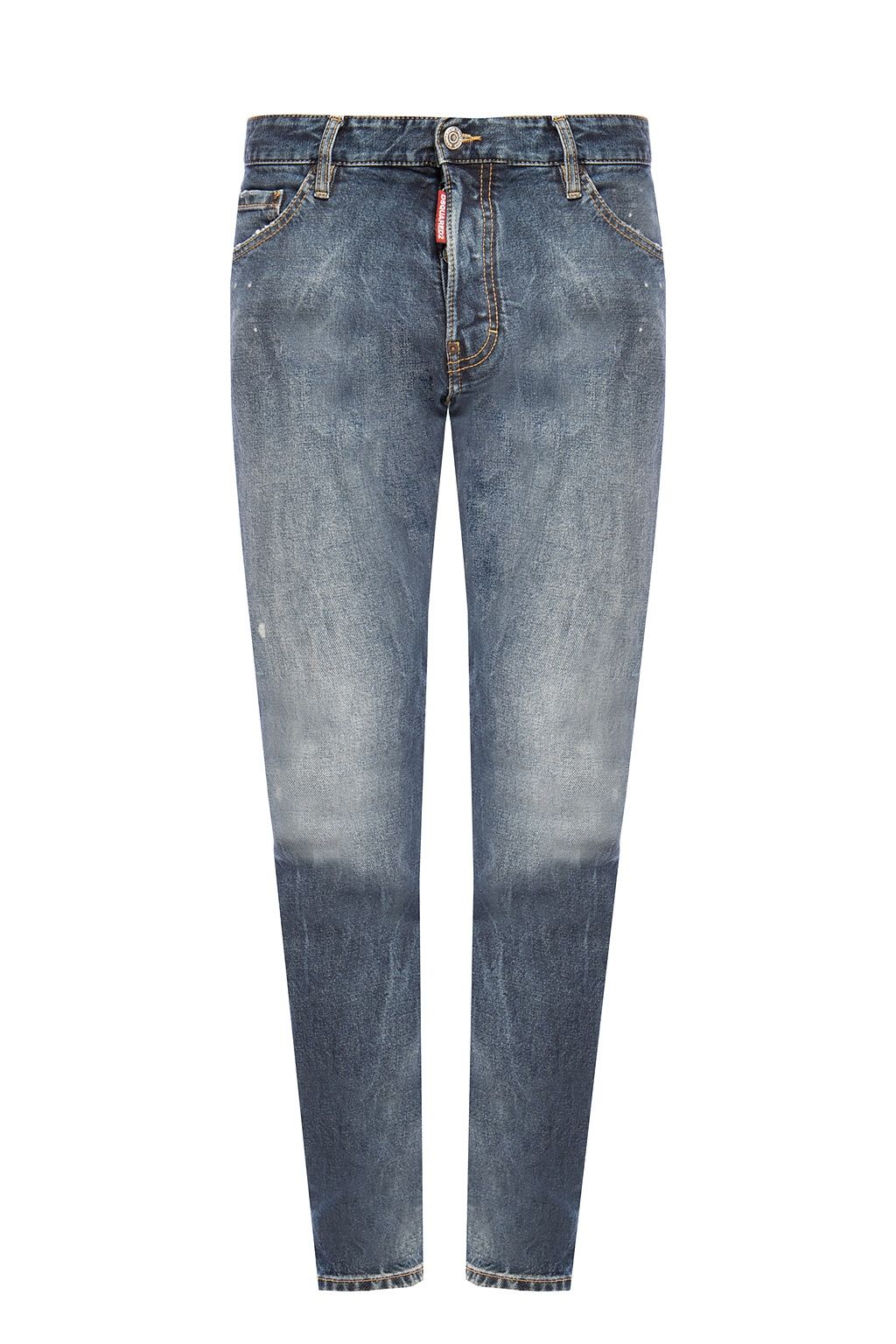 Dsquared² Blue Cotton Jeans Men's Denim