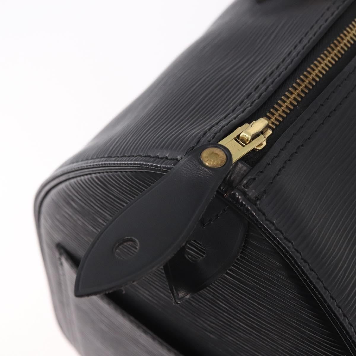 Louis Vuitton Speedy Epi Leather Black Leather Handbag (Pre-Owned)