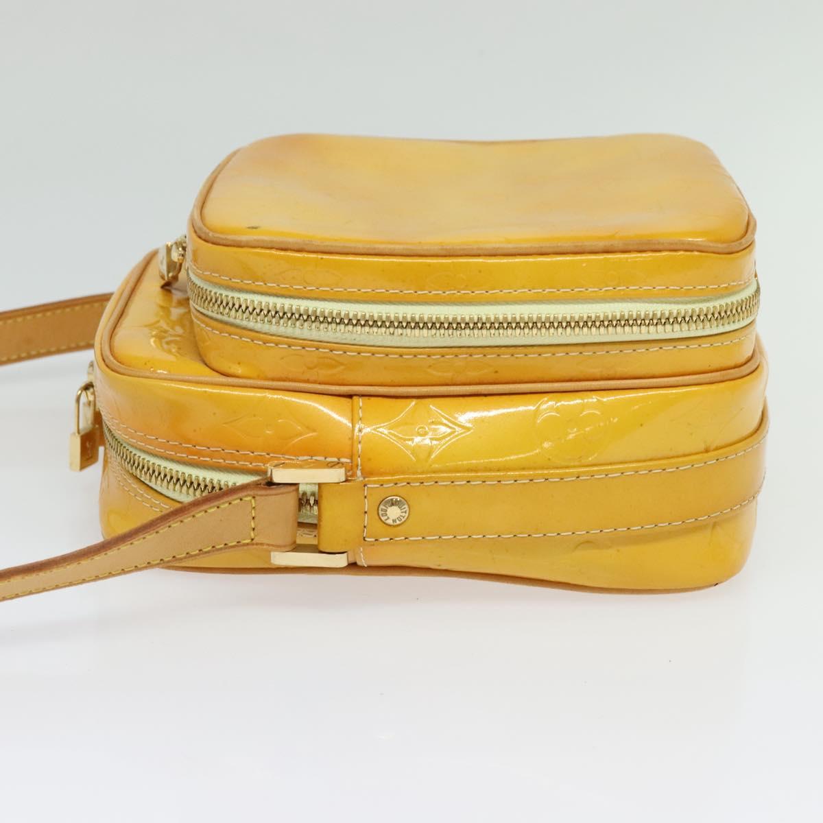 Louis Vuitton Wooster Yellow Patent Leather Shoulder Bag (Pre-Owned)