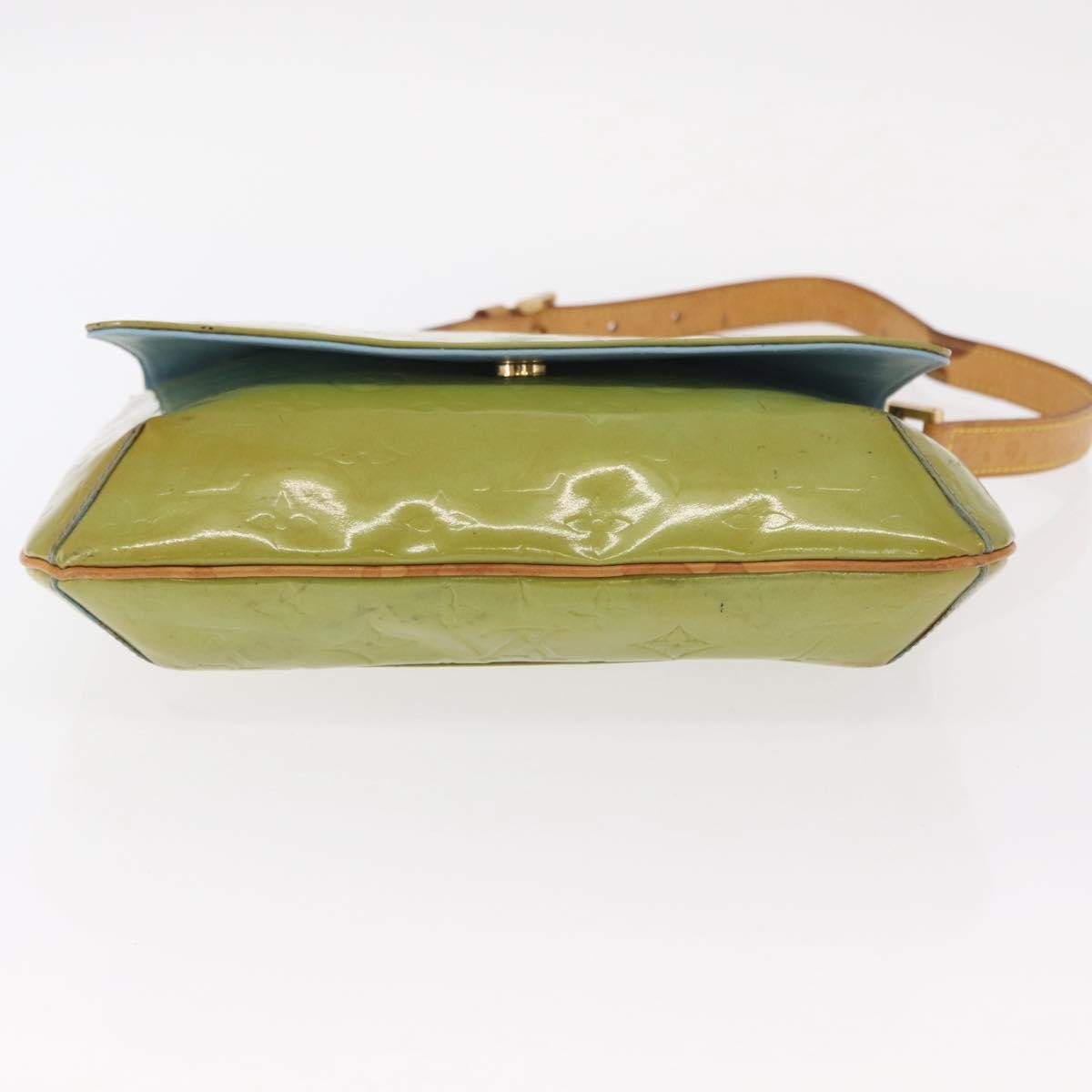 Louis Vuitton Thompson Street Monogram Vernis Blue Patent_Leather Shoulder Bag Bag (Pre-Owned)