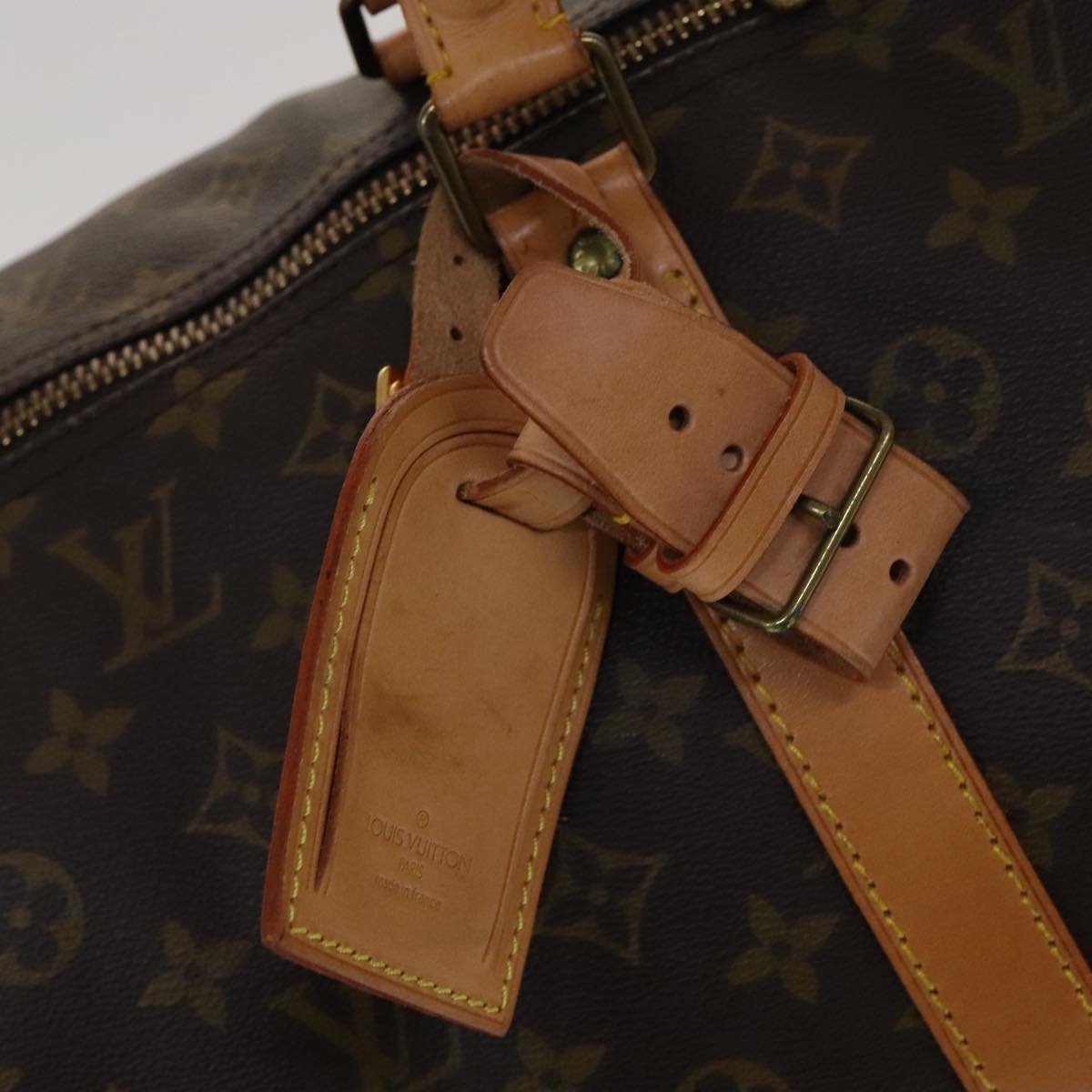 Louis Vuitton Keepall 60 Brown Canvas Travel Bag (Pre-Owned)