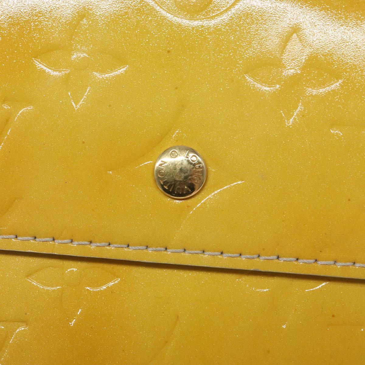 Louis Vuitton Kenmare Yellow Patent Leather Clutch Bag (Pre-Owned)