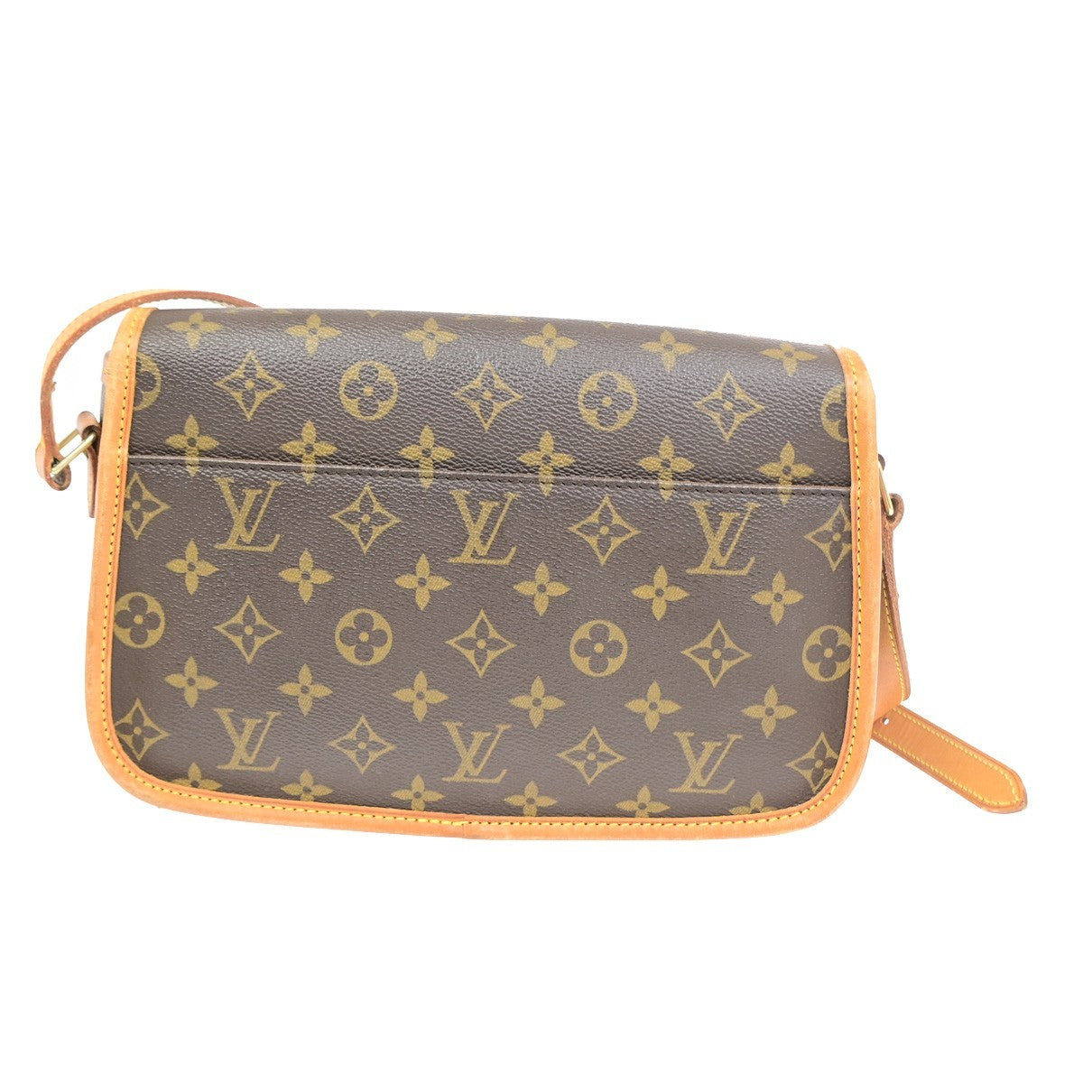 Louis Vuitton Sologne Monogram Canvas Brown Canvas Shoulder Bag Bag (Pre-Owned)