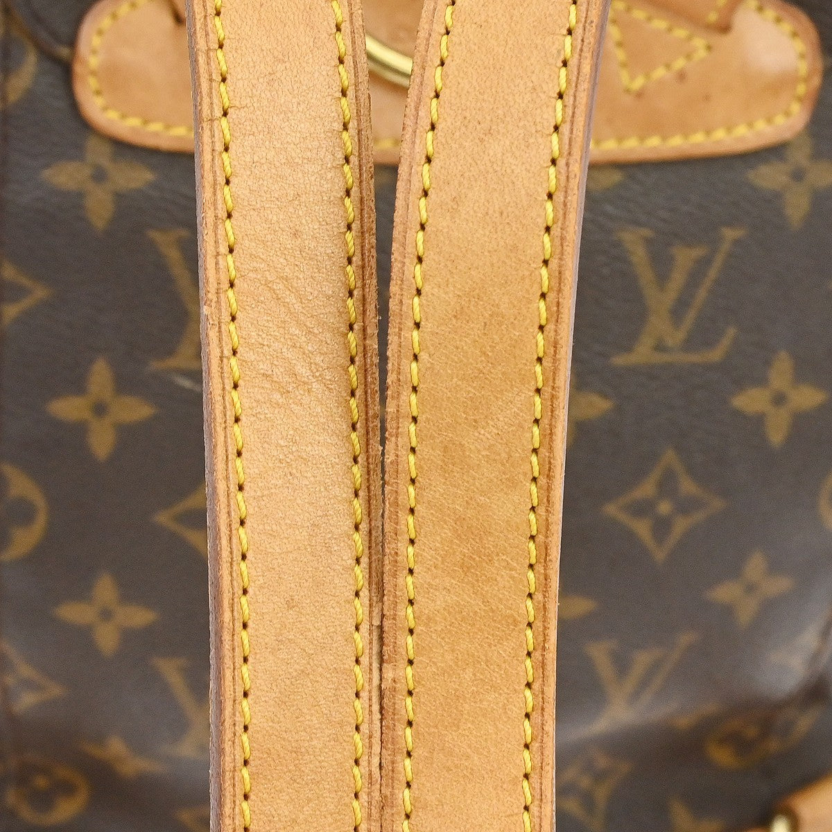 Louis Vuitton Vintage Montsouris Monogram Canvas Brown Canvas Backpack Bag (Pre-Owned)
