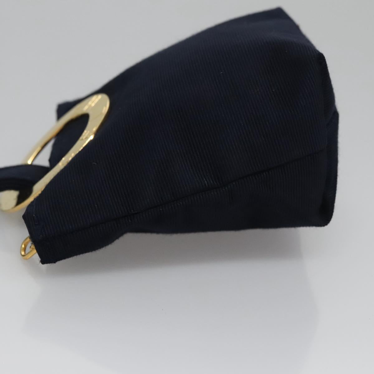 Céline Logo Du Cercle Black Synthetic Clutch Bag (Pre-Owned)