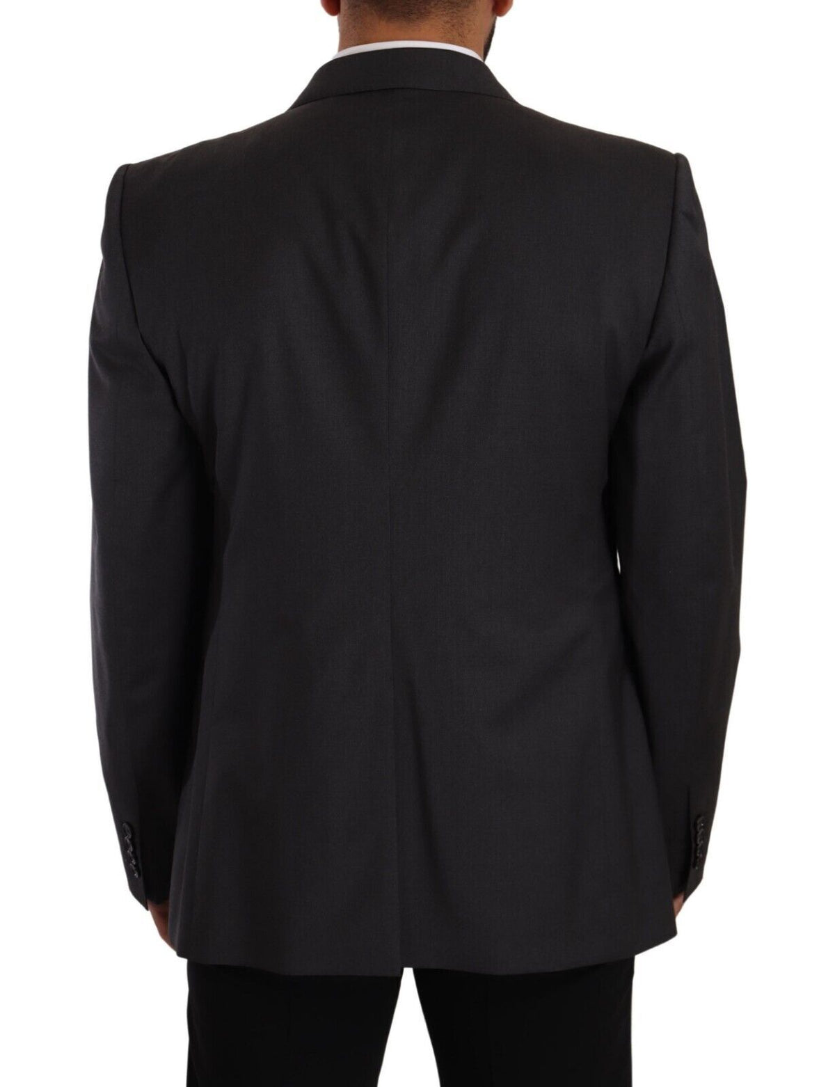 Dolce & Gabbana Gray Double Breasted 2 Piece SICILIA Men's Blazer