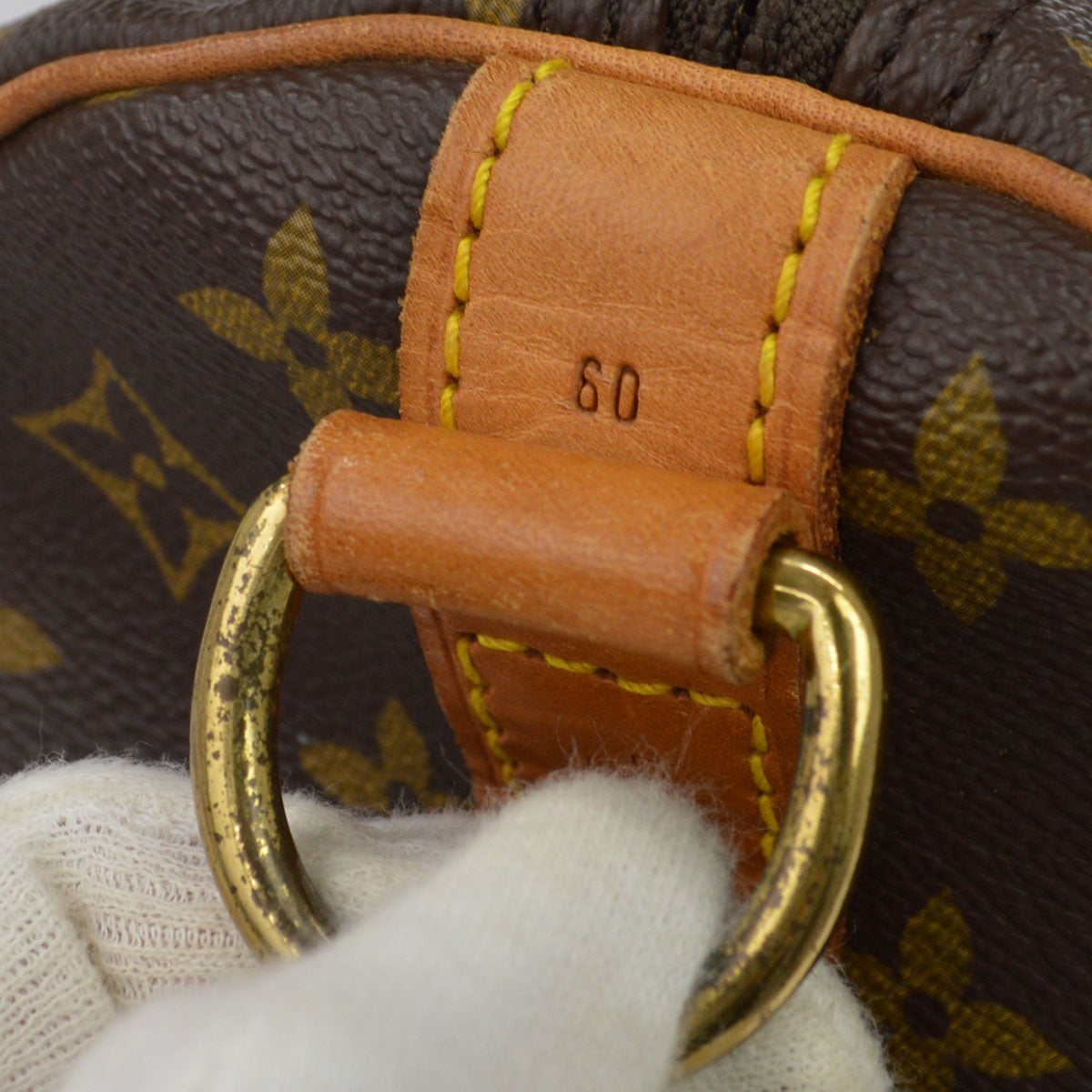 Louis Vuitton Keepall Bandouliere Monogram Canvas Brown Canvas Travel Bag Bag (Pre-Owned)