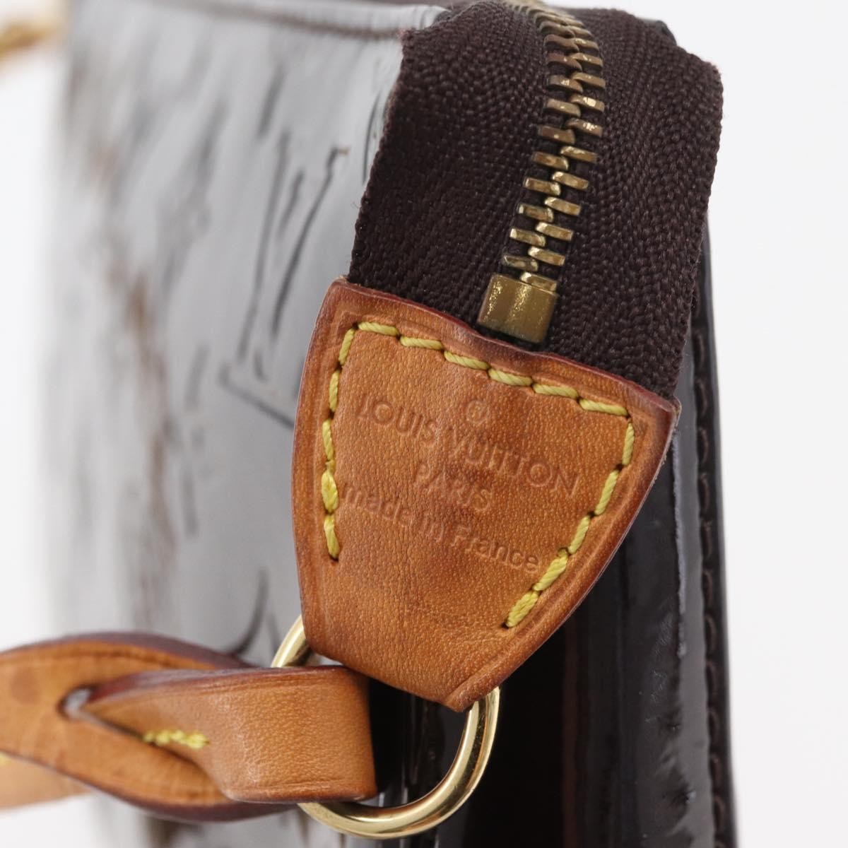 Louis Vuitton Lexington Pochette Monogram Vernis Brown Patent_Leather Clutche & Pouche Bag (Pre-Owned)