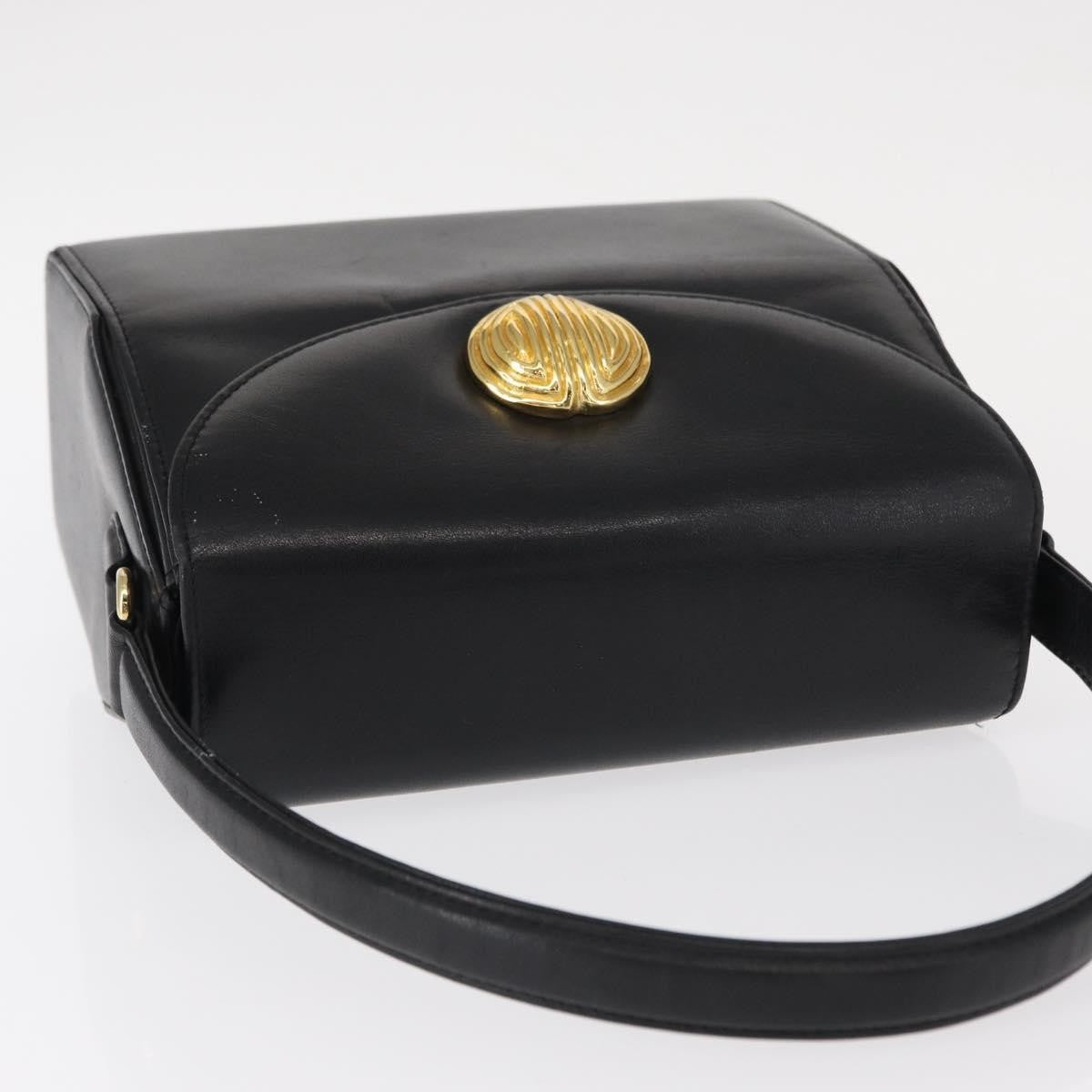 Givenchy Vintage 4G Leather Black Leather Handbag (Pre-Owned)