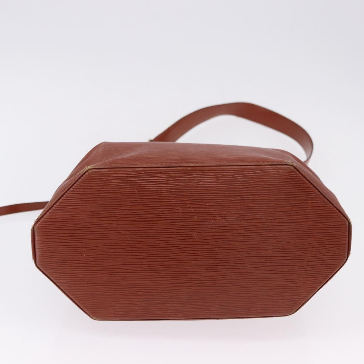 Louis Vuitton Vintage Sac D'epaule Epi Leather Brown Leather Shoulder Bag Bag (Pre-Owned)