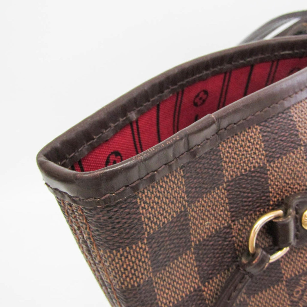 Louis Vuitton Neverfull Damier Brown Canvas Tote Bag Bag (Pre-Owned)