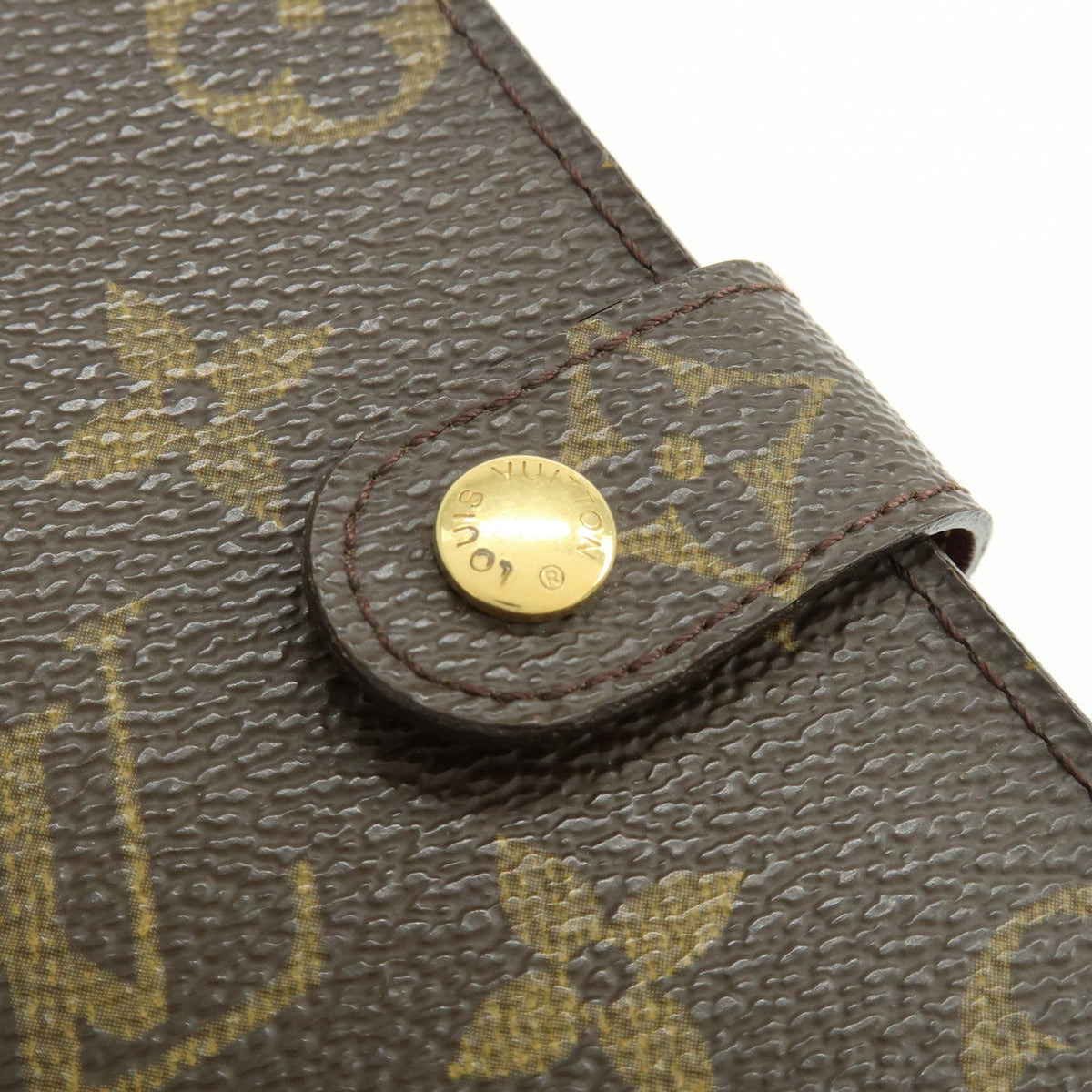 Louis Vuitton Agenda Cover Monogram Canvas Brown Canvas Wallets Accessory (Pre-Owned)