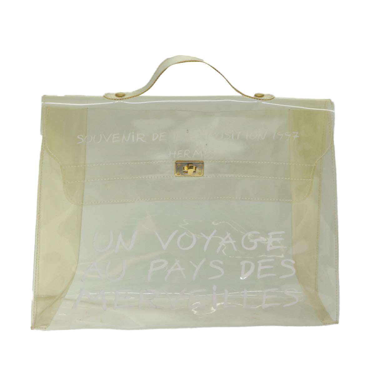 Hermès -- Transparent Vinyl Handbag (Pre-Owned)