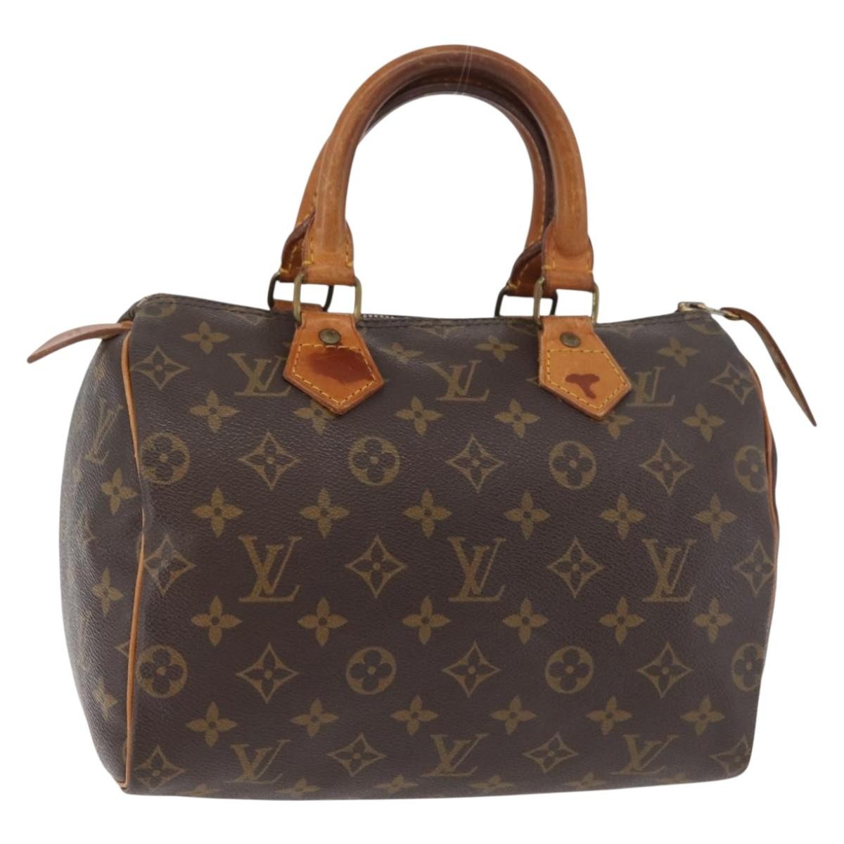 Louis Vuitton Speedy Monogram Canvas Brown Canvas Handbag (Pre-Owned)