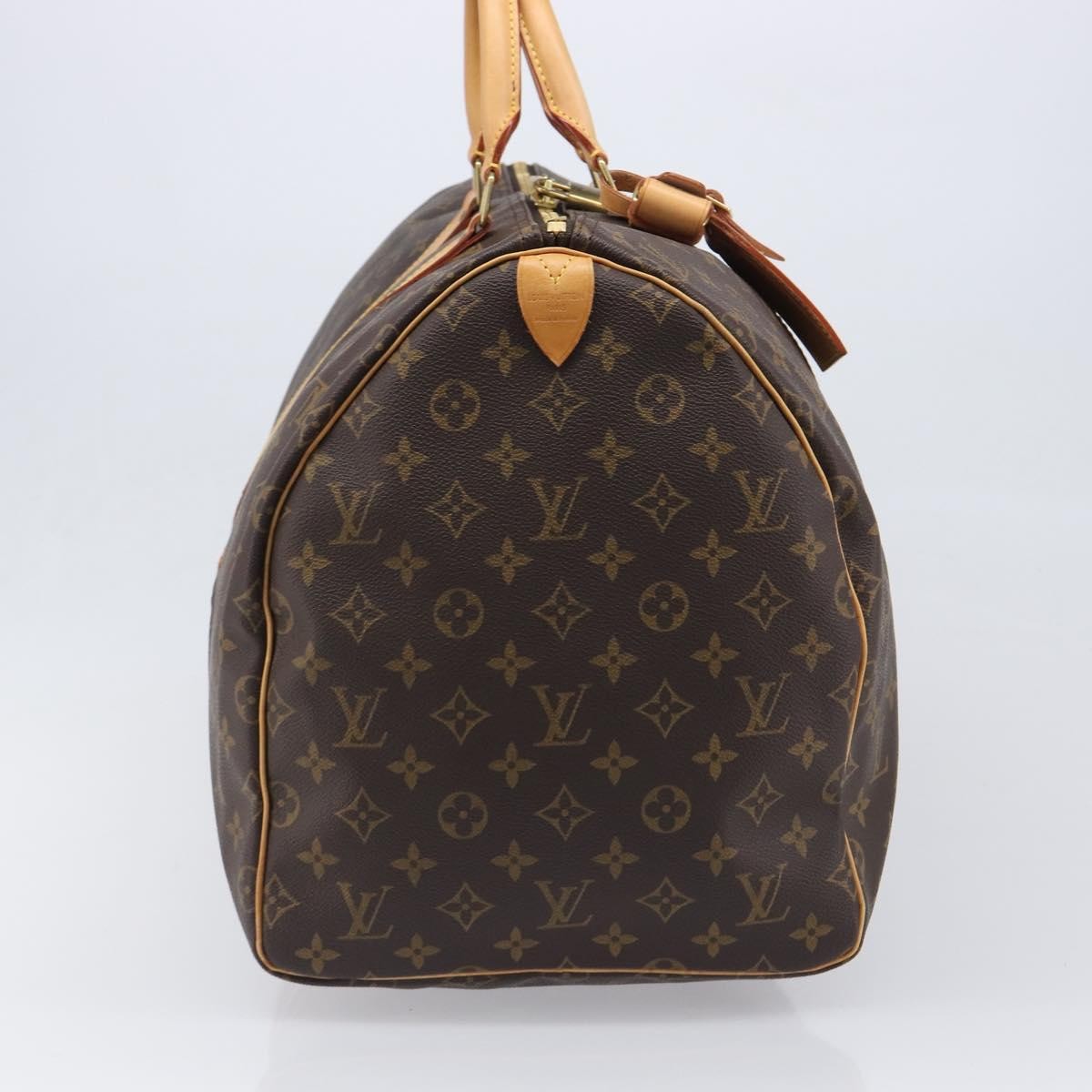 Louis Vuitton Keepall Monogram Canvas Brown Canvas Travel Bag Bag (Pre-Owned)