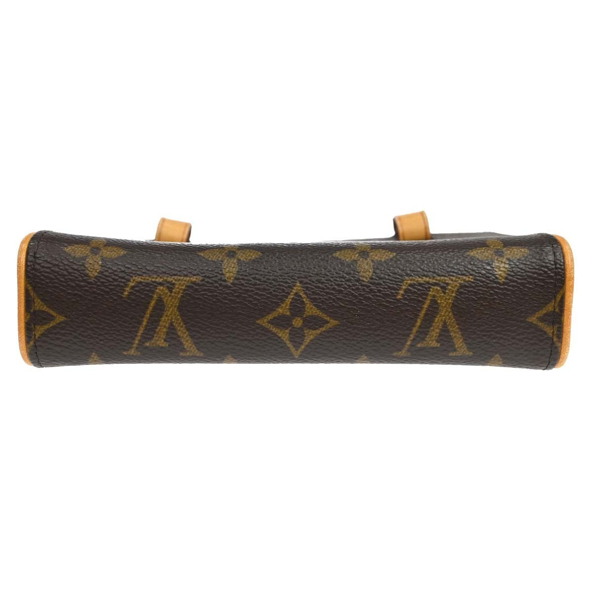Louis Vuitton Florentine Waist Monogram Canvas Brown Canvas Clutche & Pouche Bag (Pre-Owned)