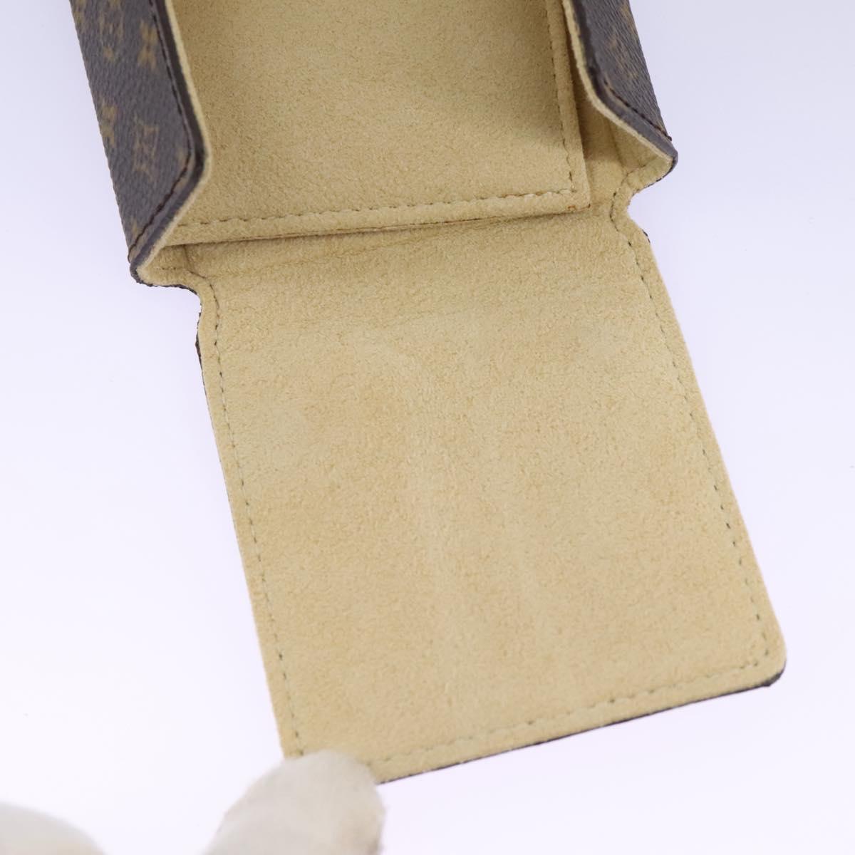 Louis Vuitton Jewelry Case Brown Canvas Wallet (Pre-Owned)
