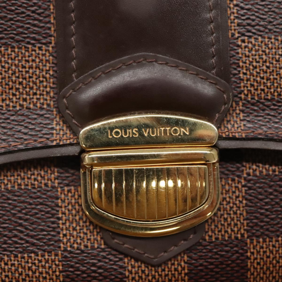 Louis Vuitton Sistina Brown Canvas Wallet (Pre-Owned)
