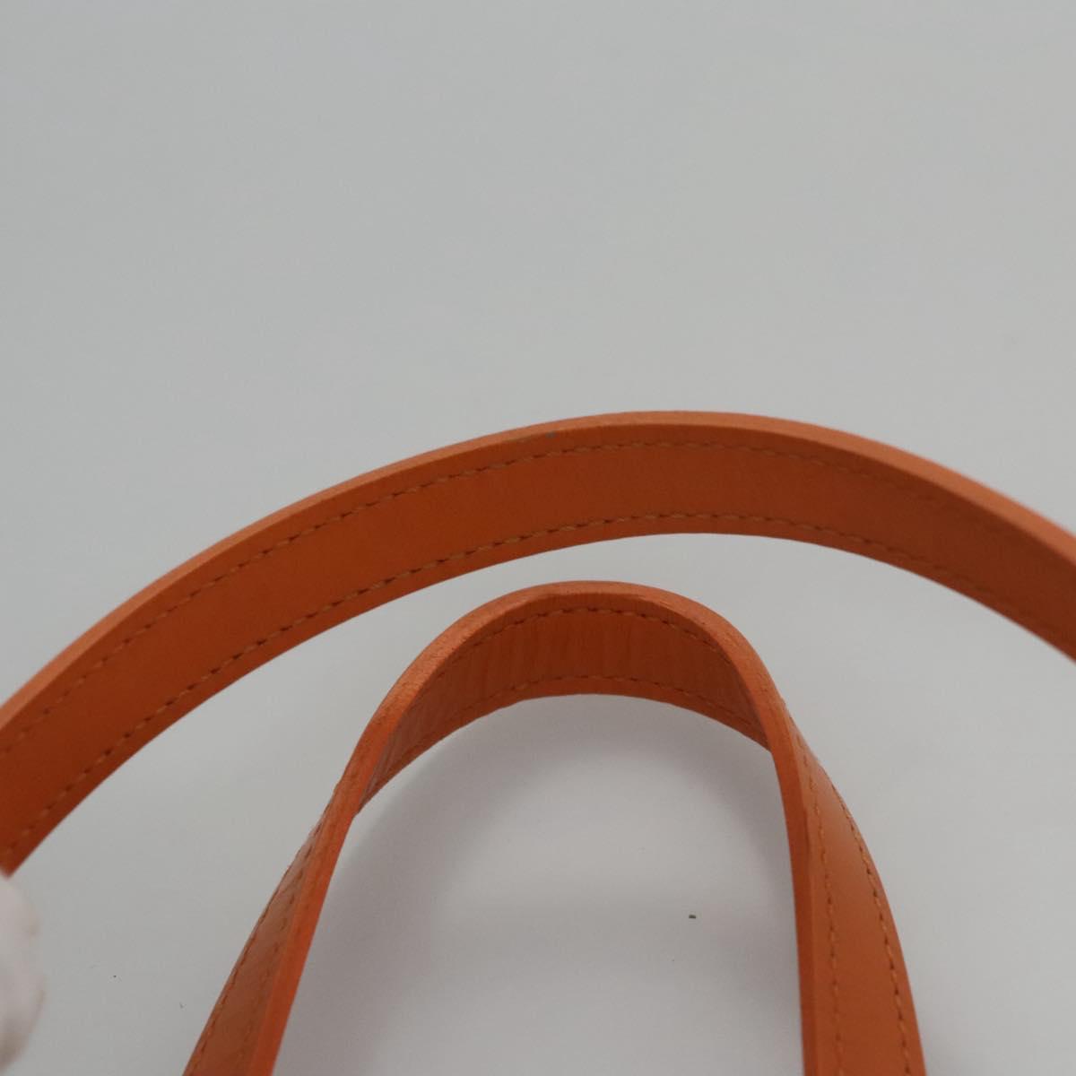 Louis Vuitton Bucket Pm Orange Leather Shoulder Bag (Pre-Owned)