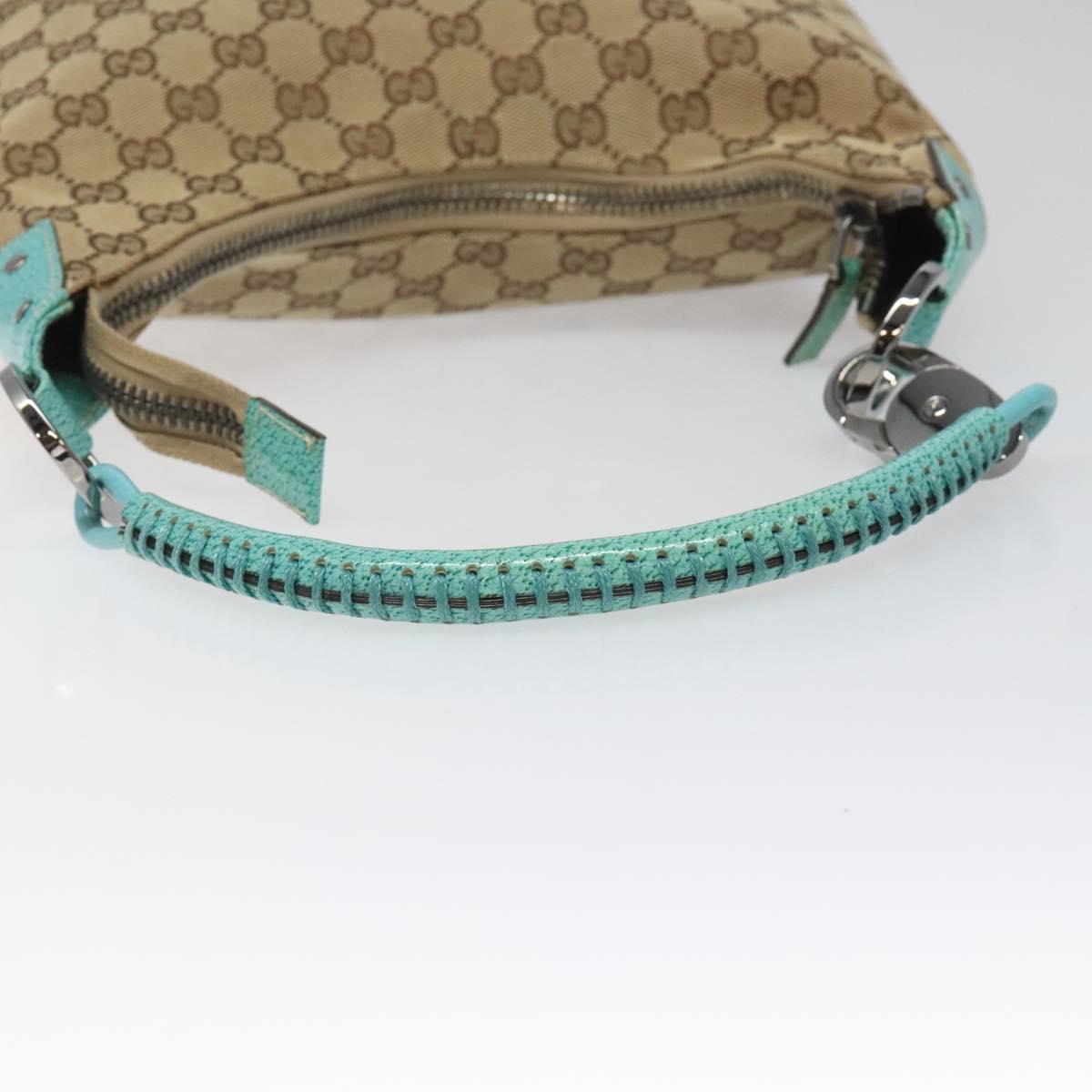 Gucci Beige Canvas Shoulder Bag (Pre-Owned)