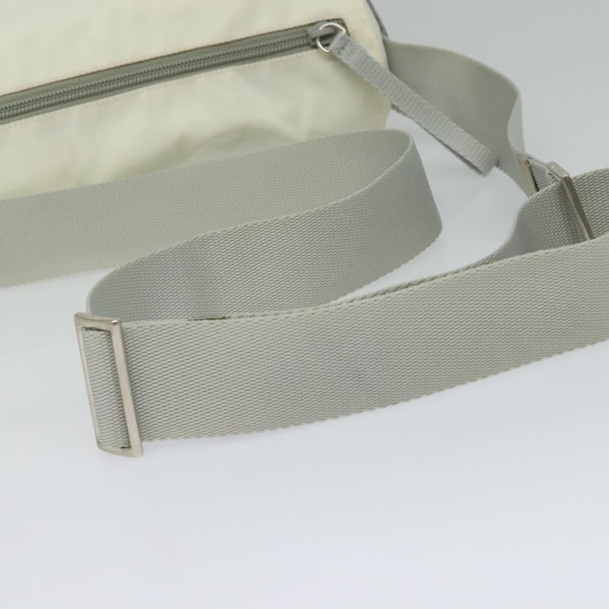 Prada Re-Nylon Ecru Synthetic Shoulder Bag (Pre-Owned)